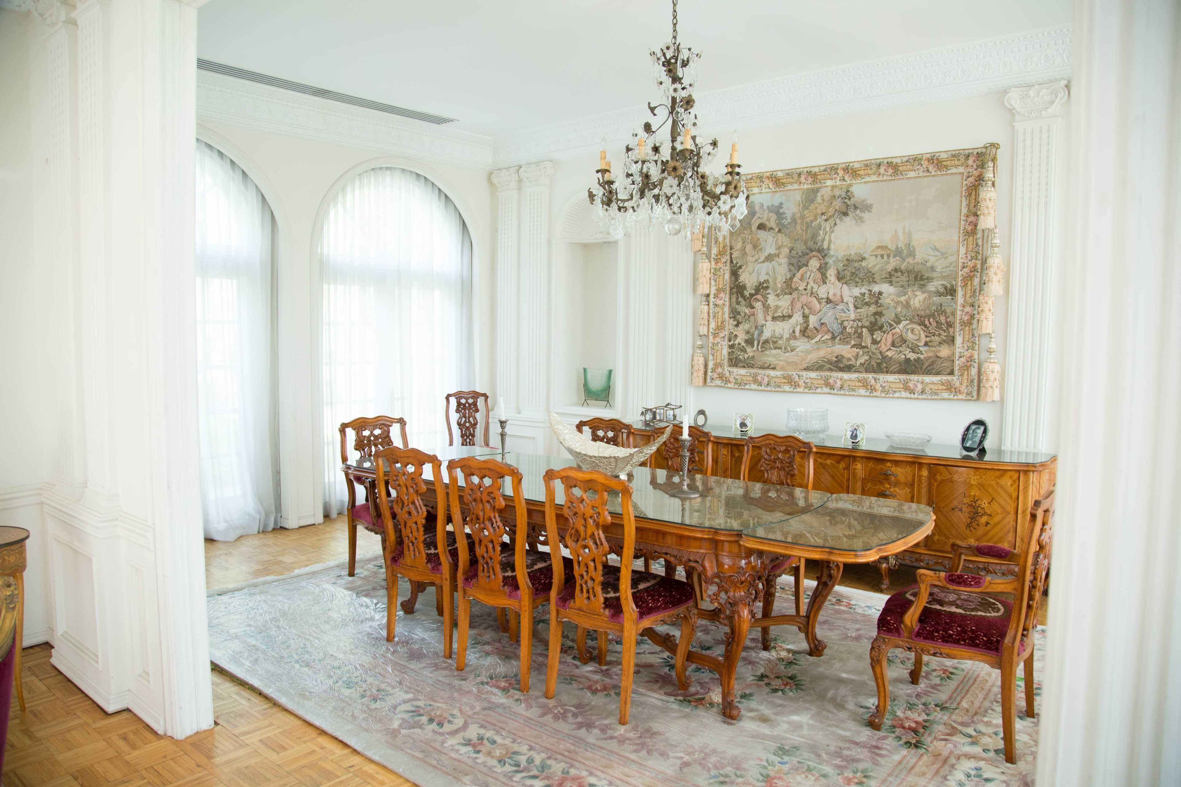 Ancient Greek & Persian Style White Mansion with Natural Light Image in Northridge, Northridge, CA