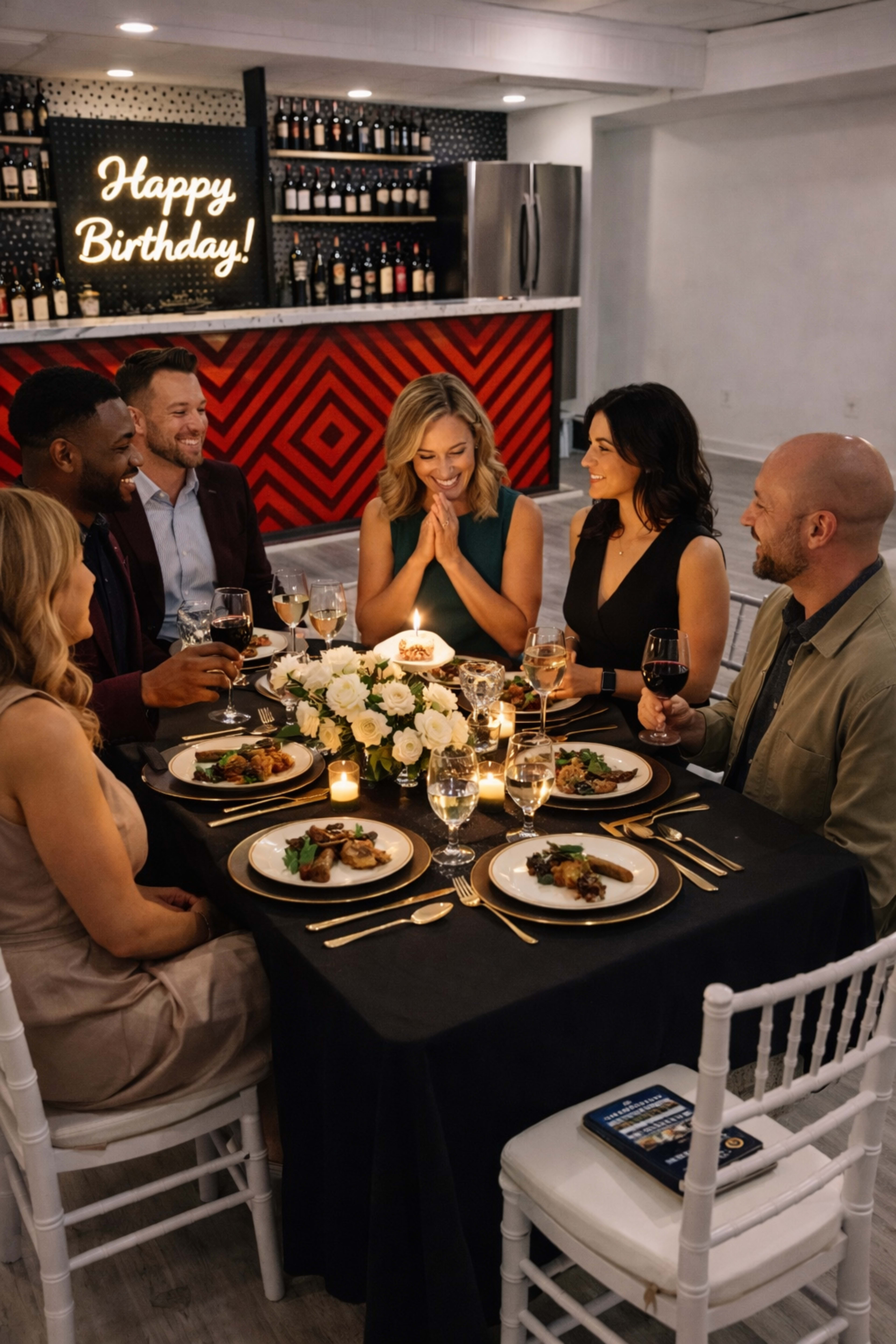 Iconic bar-forward event space with lounge + fireplace Image in Boulder Park, Atlanta, GA