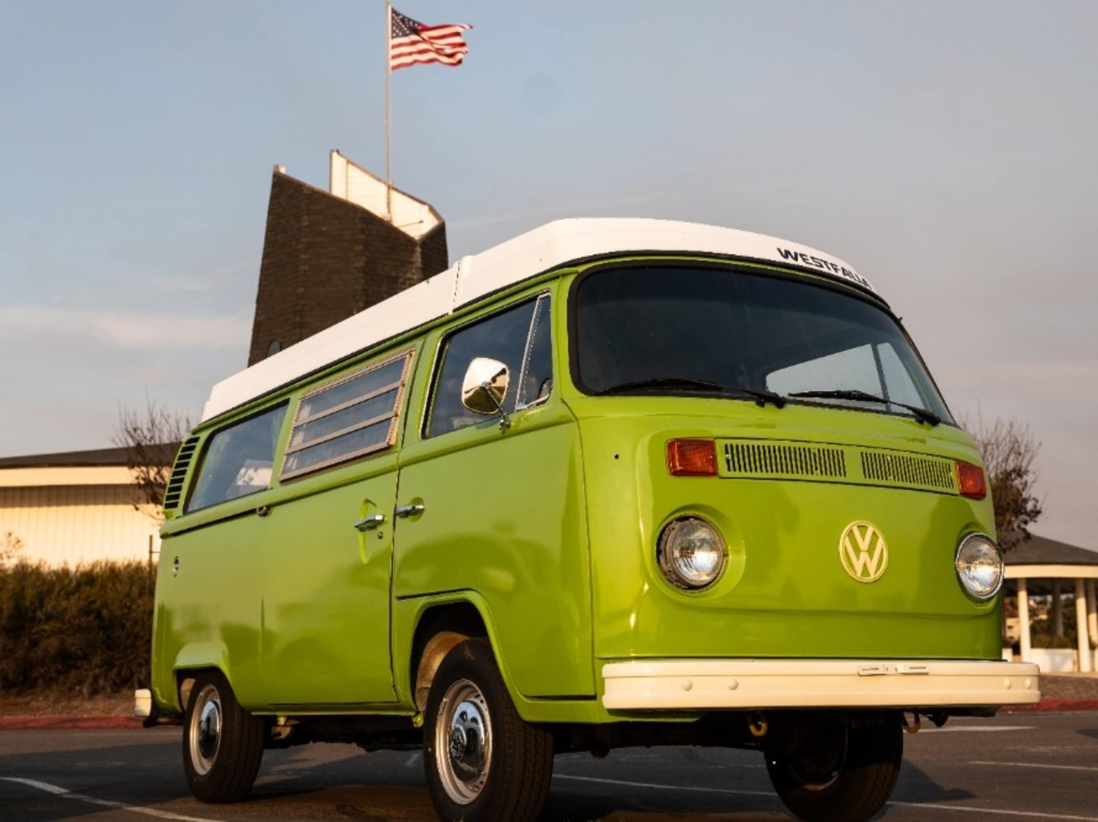 1978 Green Volkswagon Westfalia 