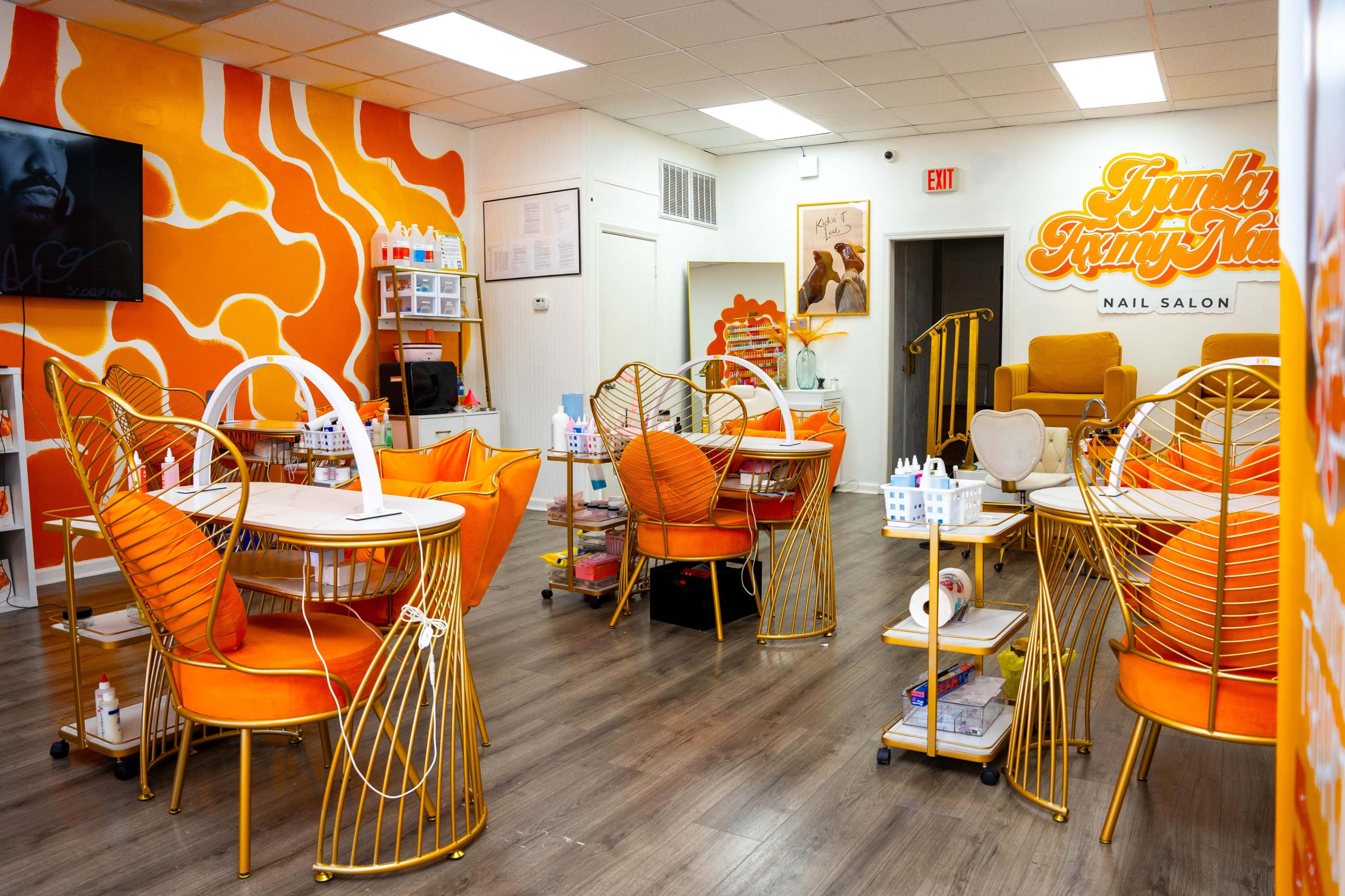 Urban Upcale Nail Salon Image in Mountain Park, Stone Mountain, GA