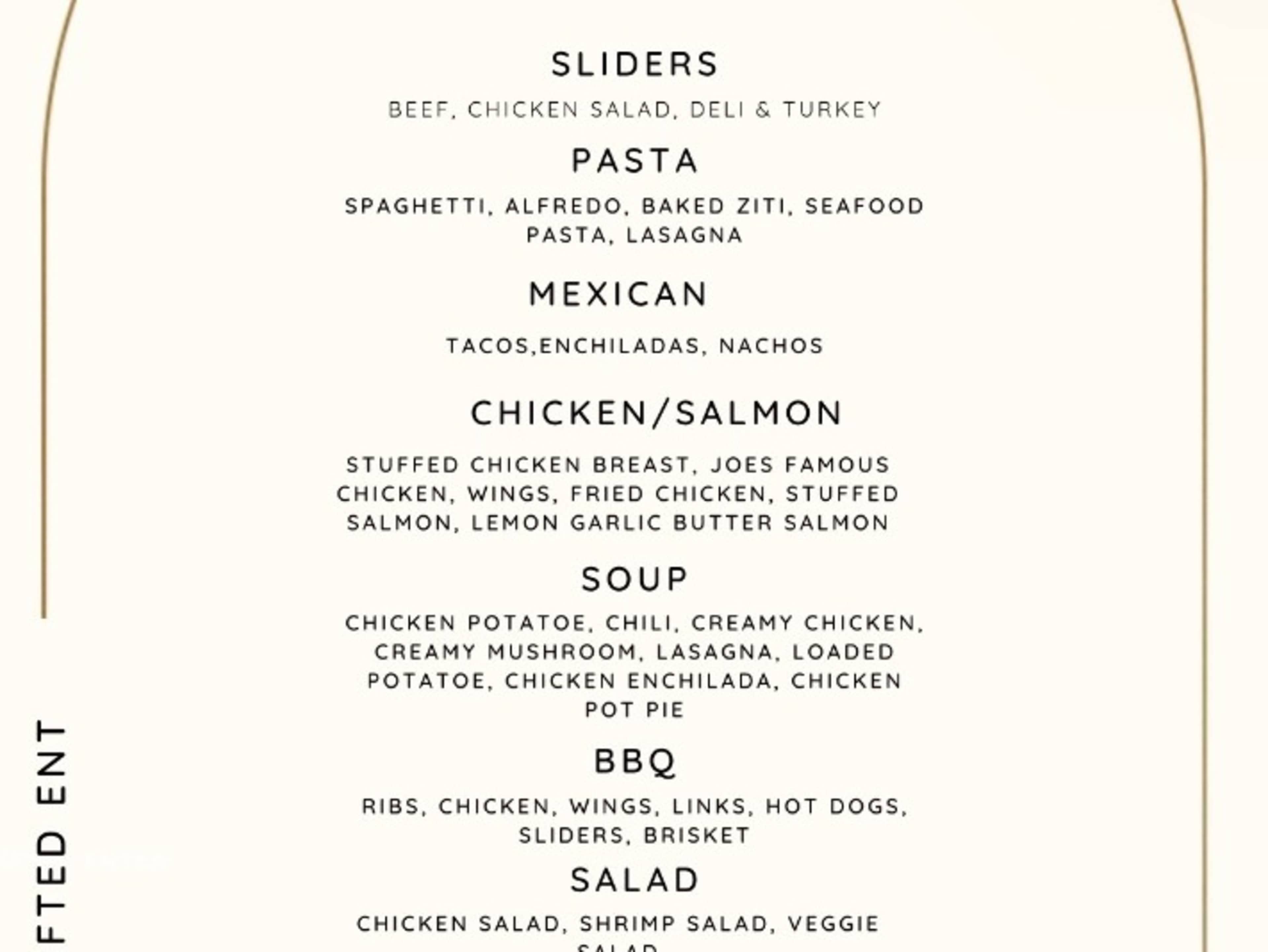 Food catering 