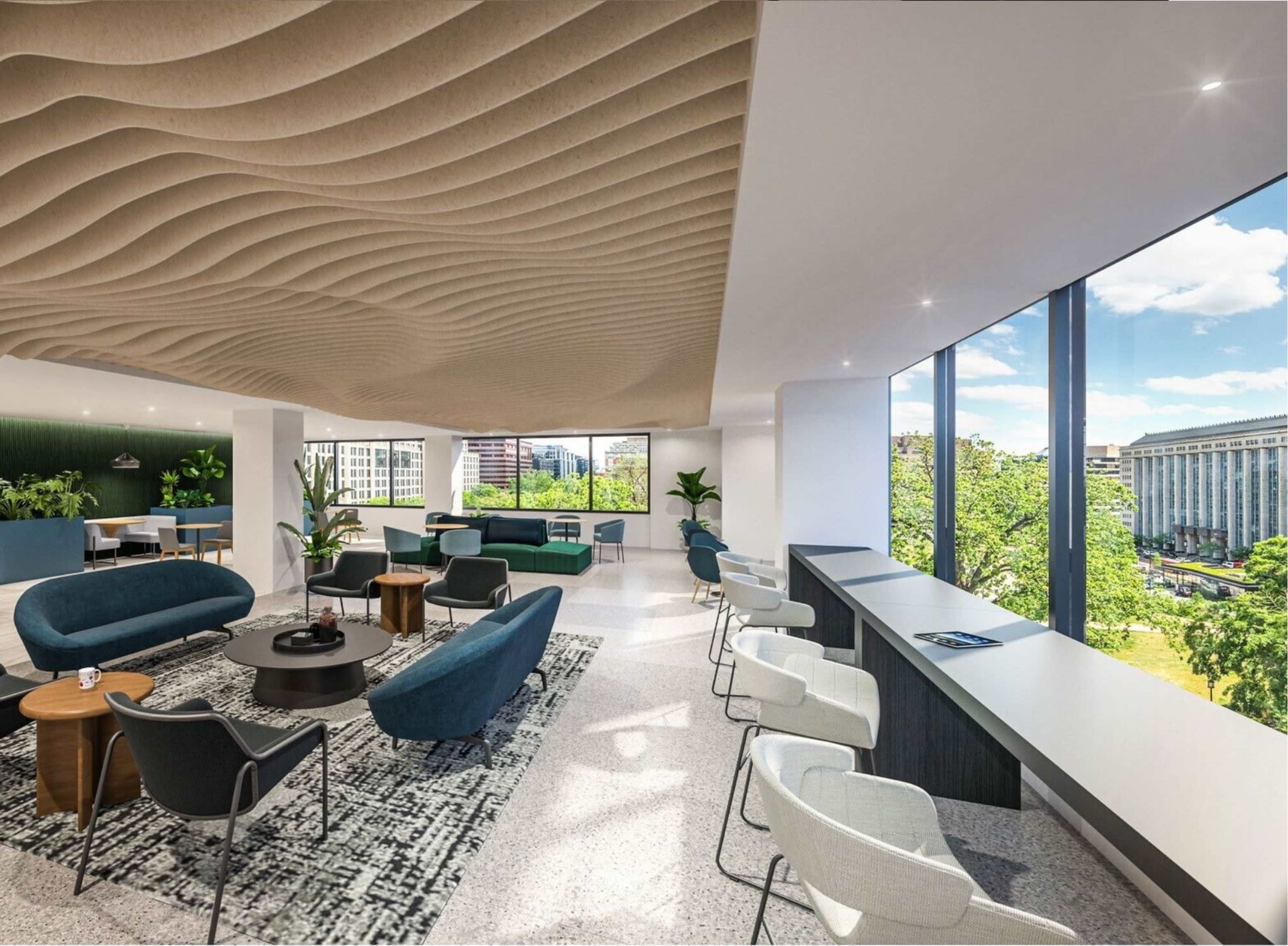 Large Conference Room with Flexible Training Layout and Networking Lounge Image in Northwest Washington, Washington DC, DC
