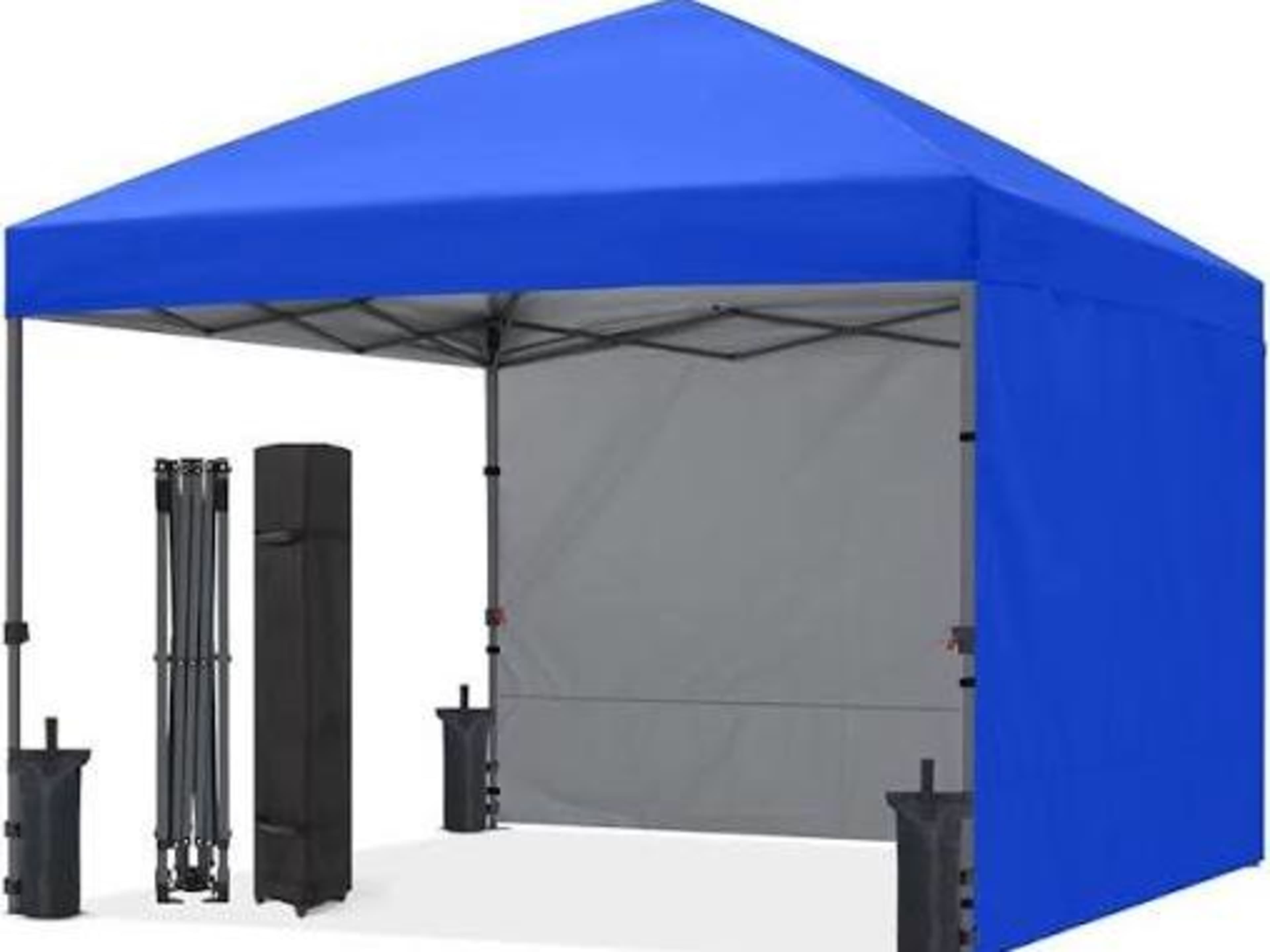 Steel Frame Canopy - 10 x 10', Blue