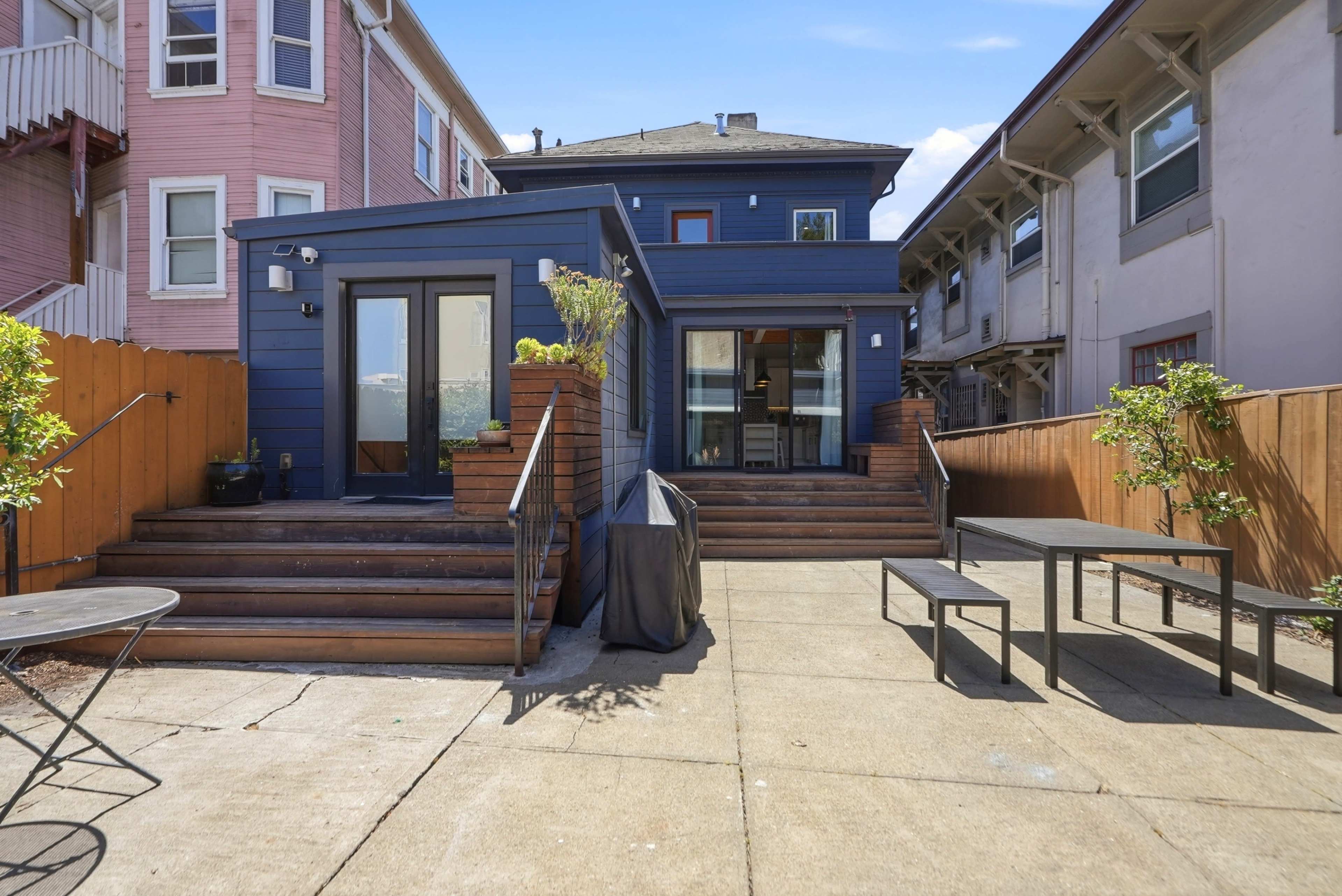 Restored 1905 Victorian Home — Chef's Kitchen, Balcony & Patio Image in Merritt, Oakland, CA