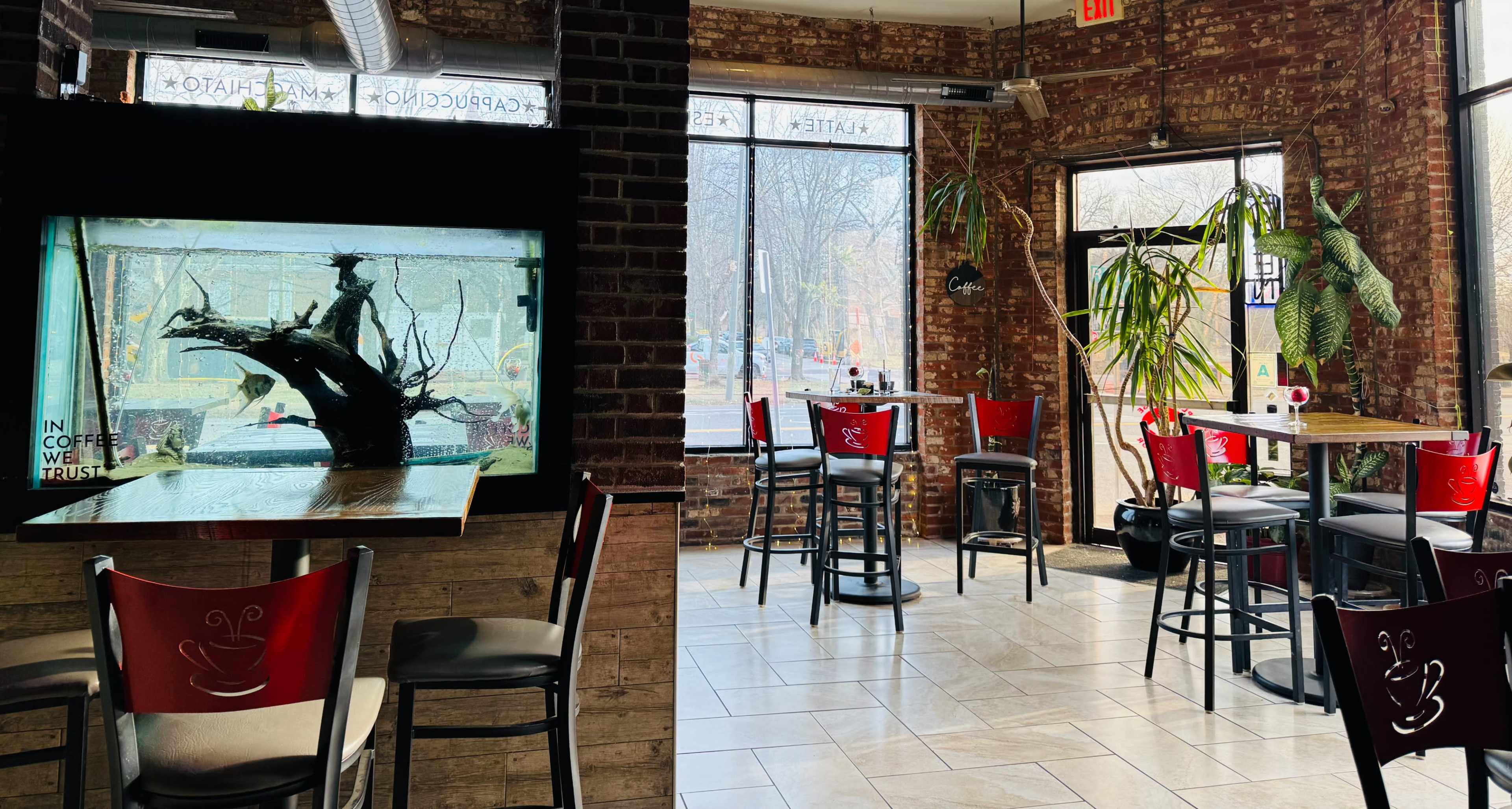 Industrial Modern Event Space Right Inside A Café Bar Image in Princeton Heights, St. Louis, MO