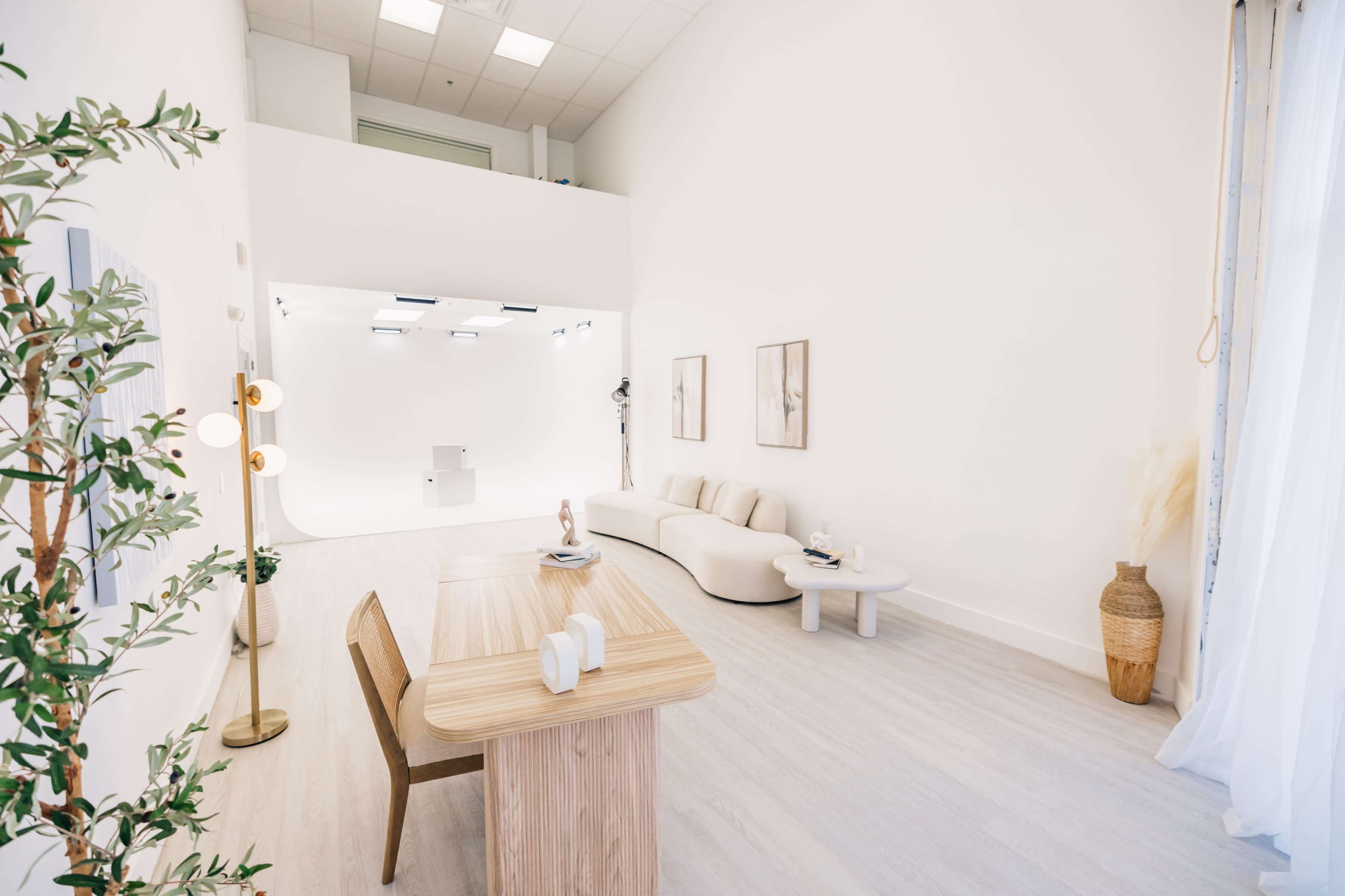 Dreamy Natural Light Studio in Westchester with CYC Wall & Styled Sets Image in Glenvar Heights, Miami, FL