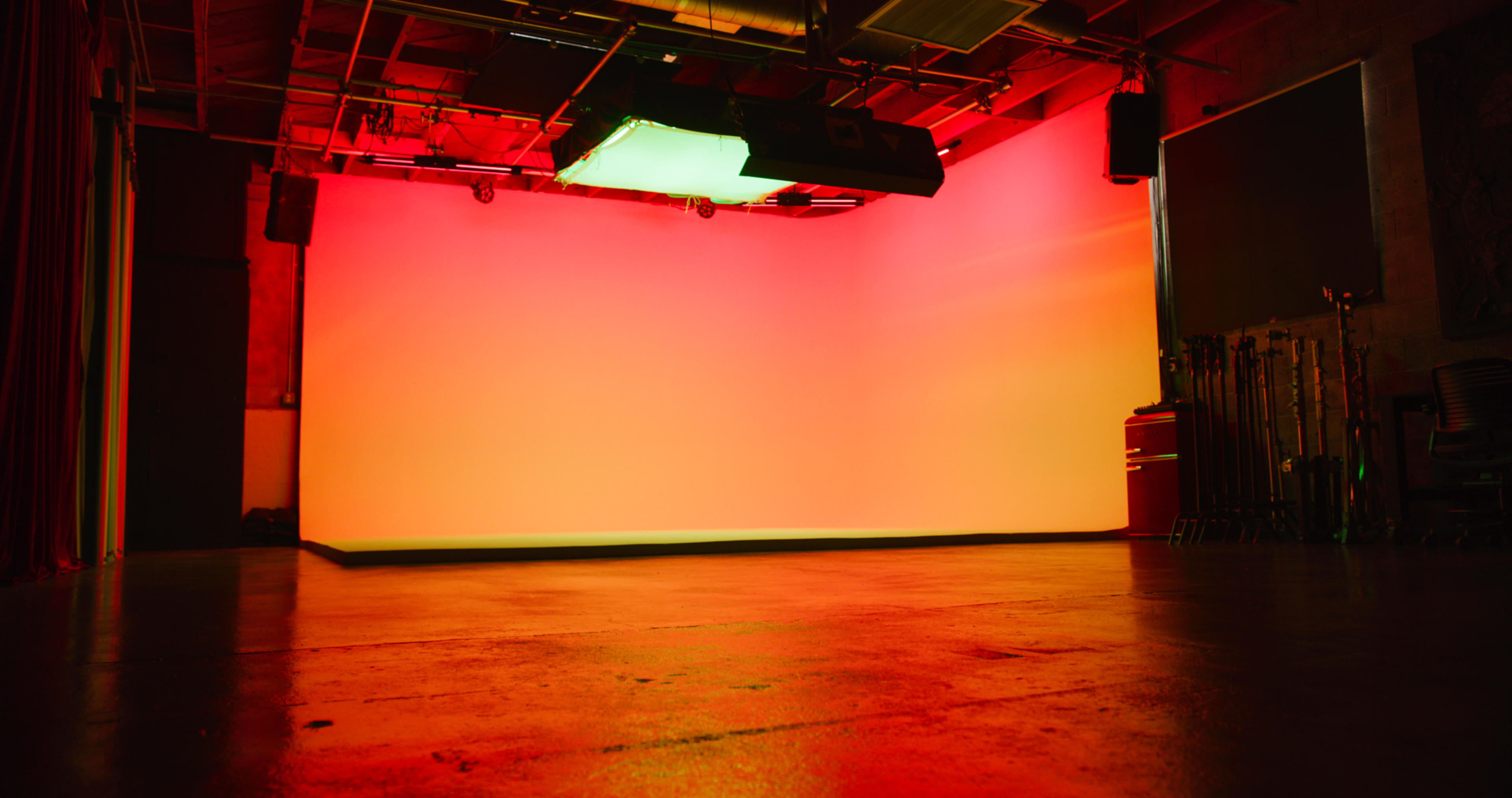 Pre-Lit RGB Cyclorama - Ground Floor Studio in Eagle Rock. Image in Northeast Los Angeles, Los Angeles, CA