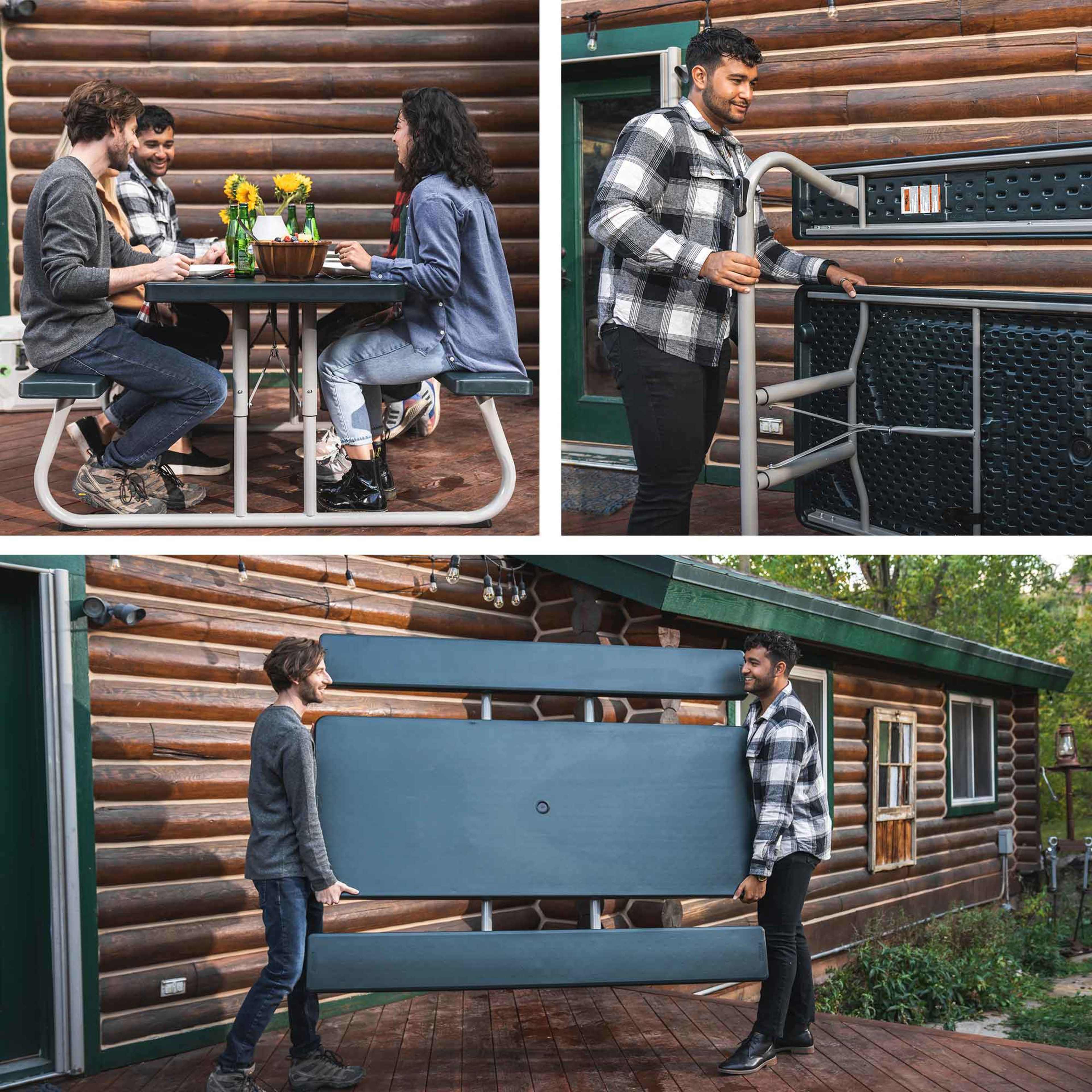 Rustic log home outdoor deck Image in Summit Park, Park City, UT