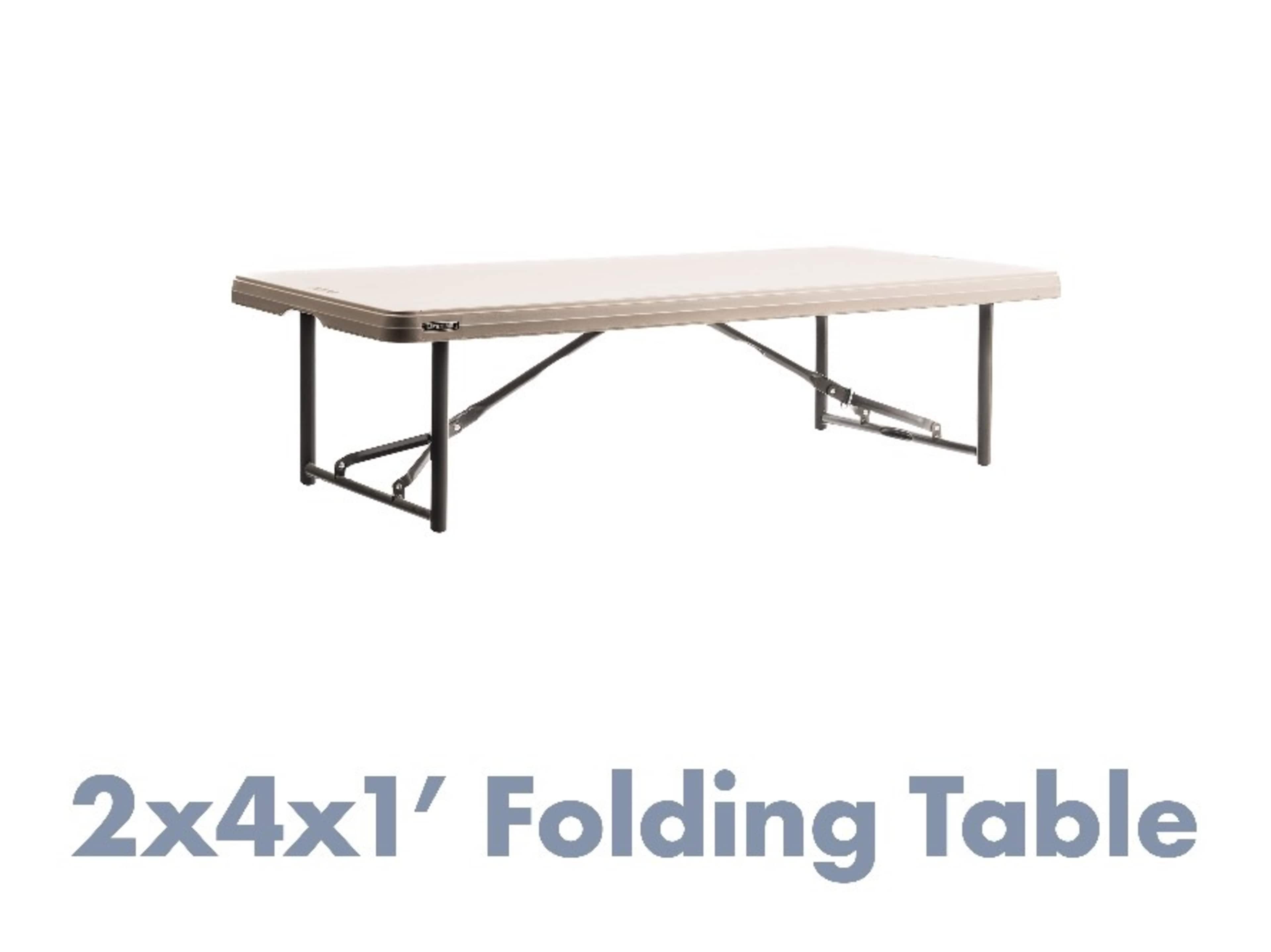 TABLE: 2x4x1' Folding Photo Table