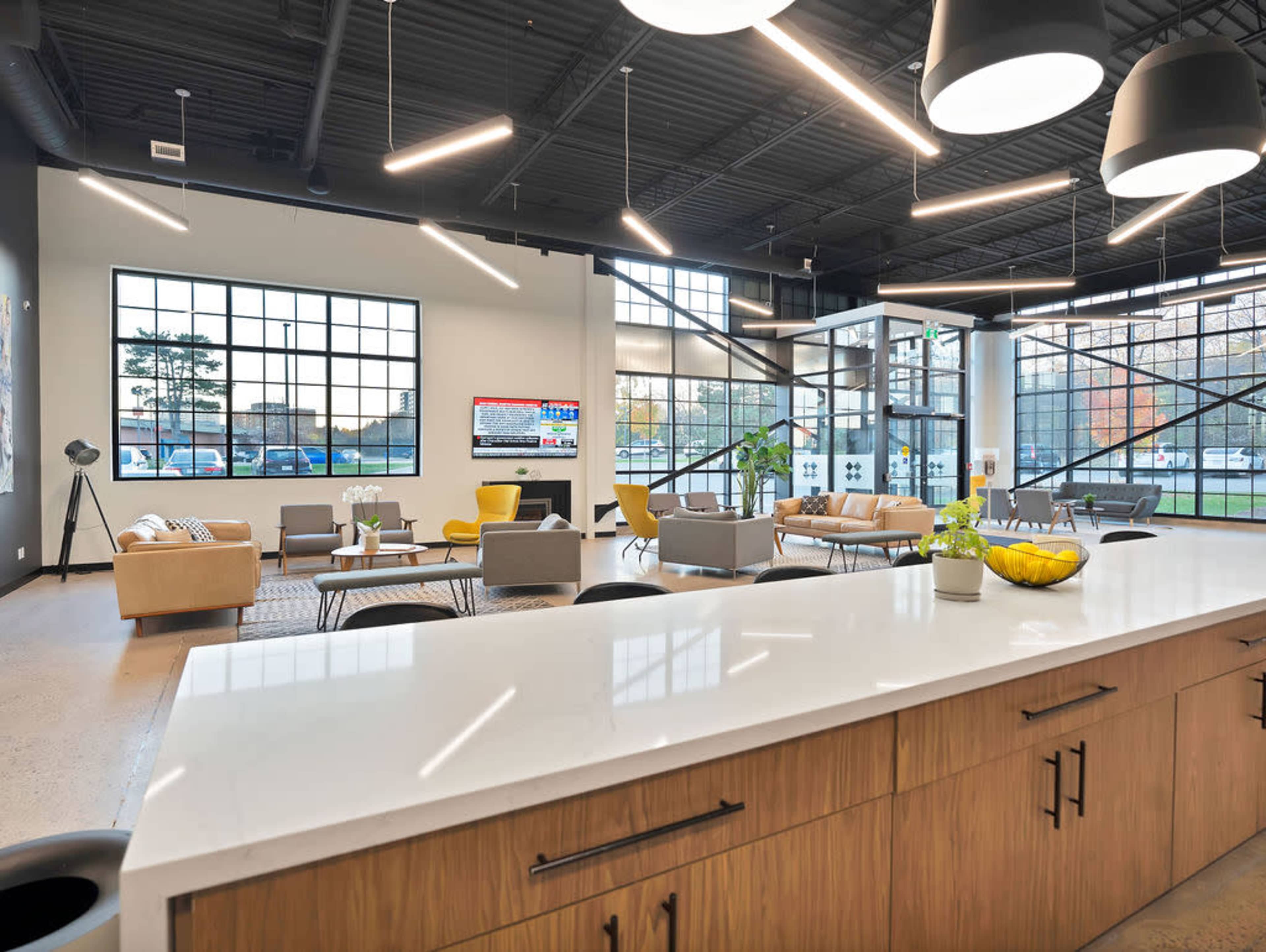 Modern Open Concept Lounge/Cafe Image in Oakville, Oakville, ON