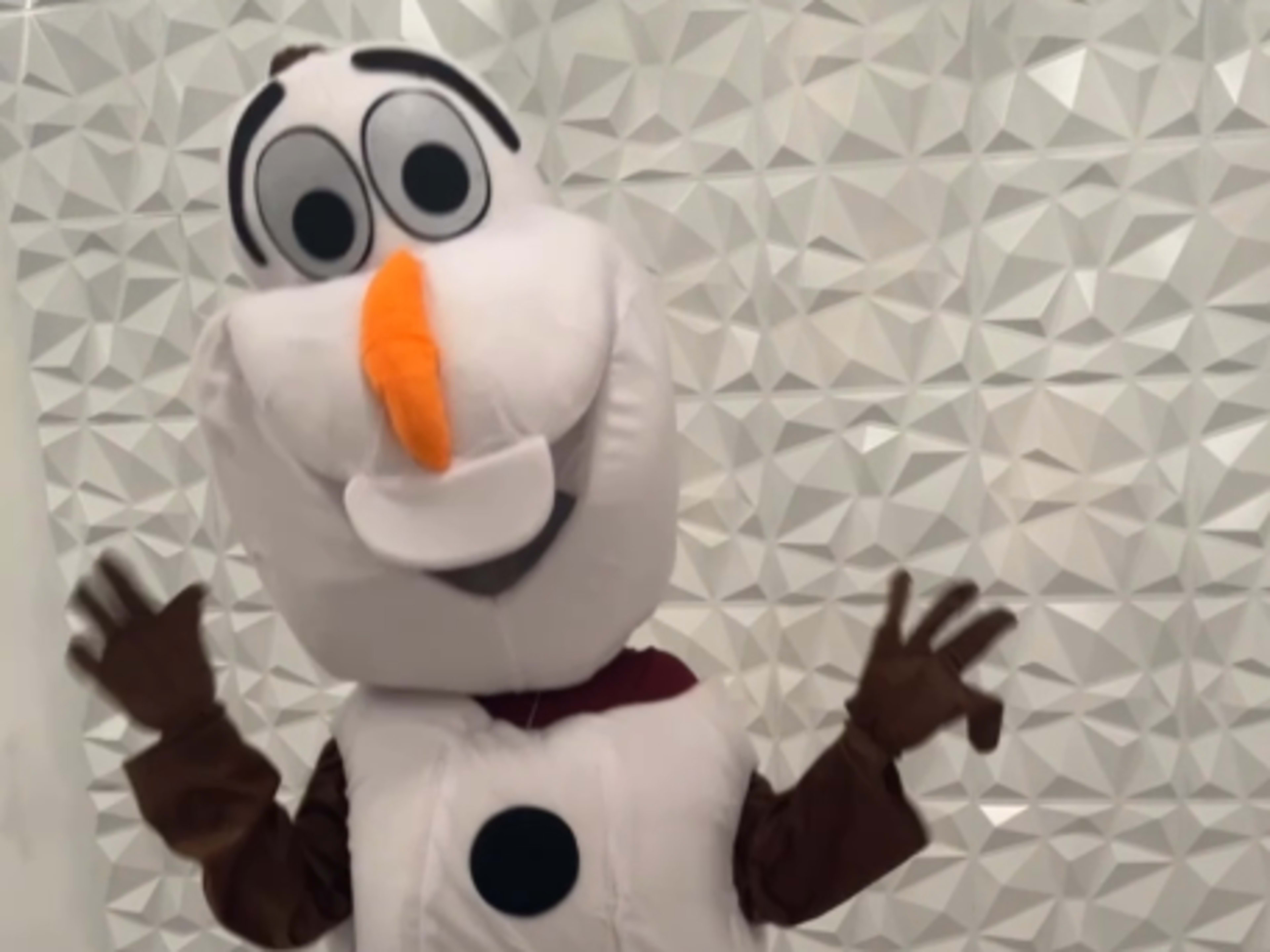 Olaf mascot 