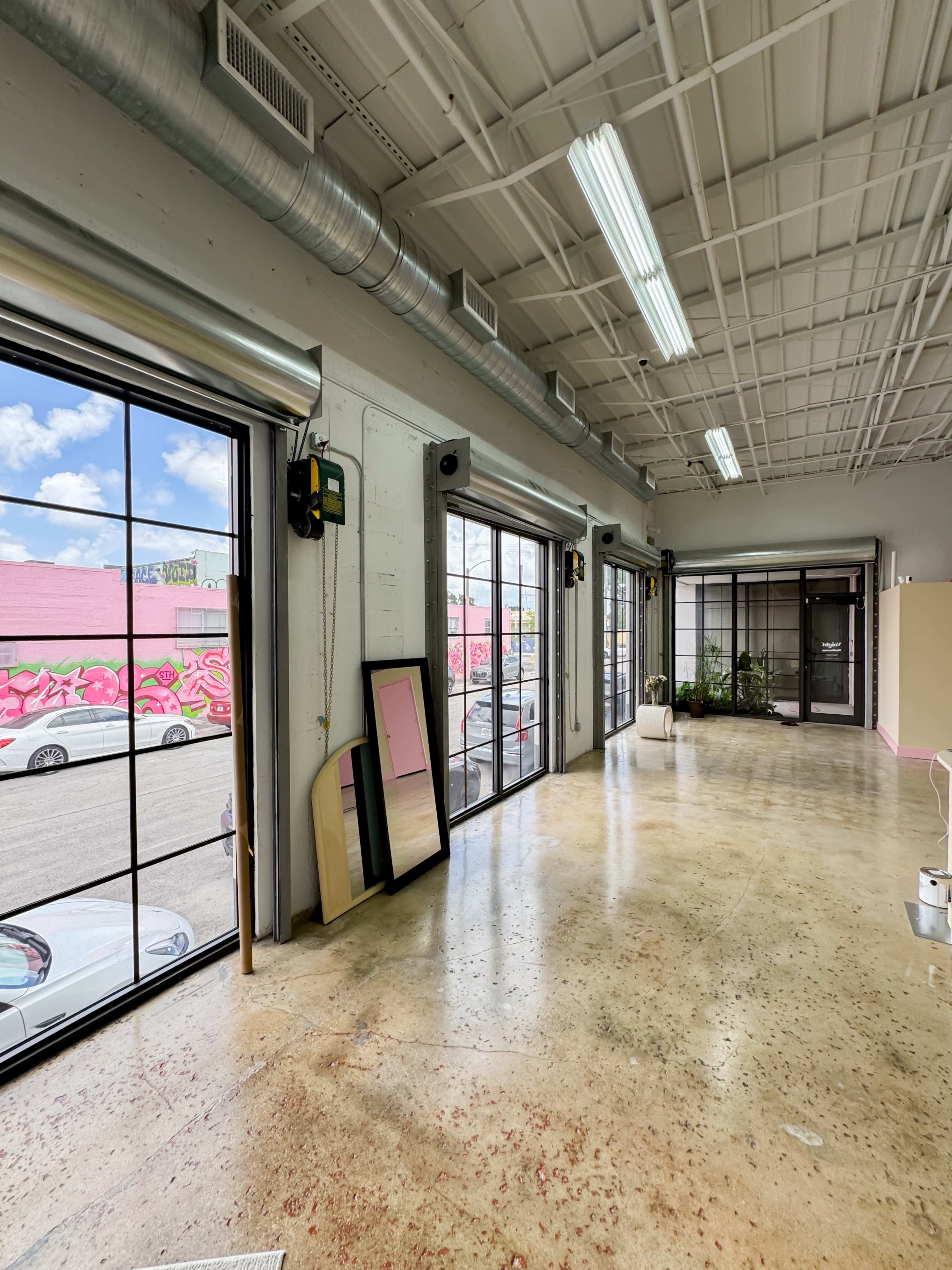 Event Space w/ Large Windows, Customizable Image in Little River, Miami, FL