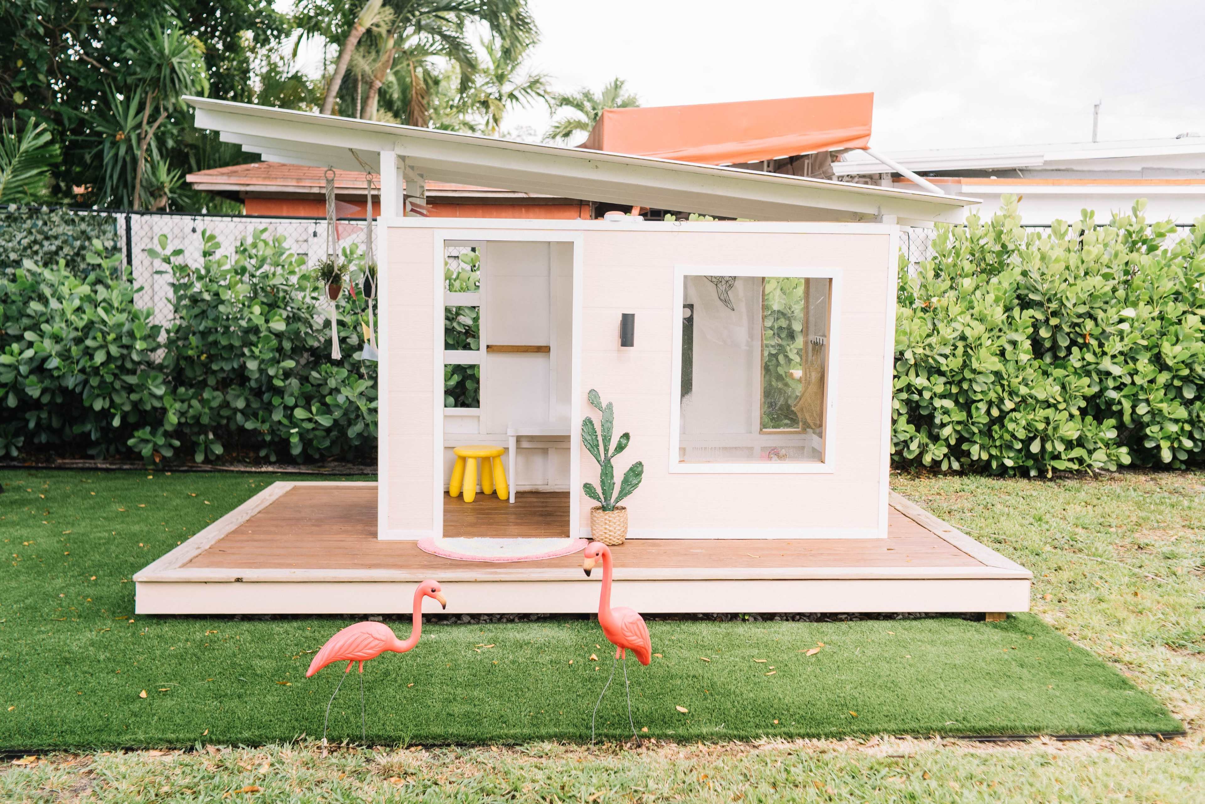 Mid-Century Modern Kids Playhouse and Playground Image in Hallandale Beach, HALLANDALE BEACH, FL