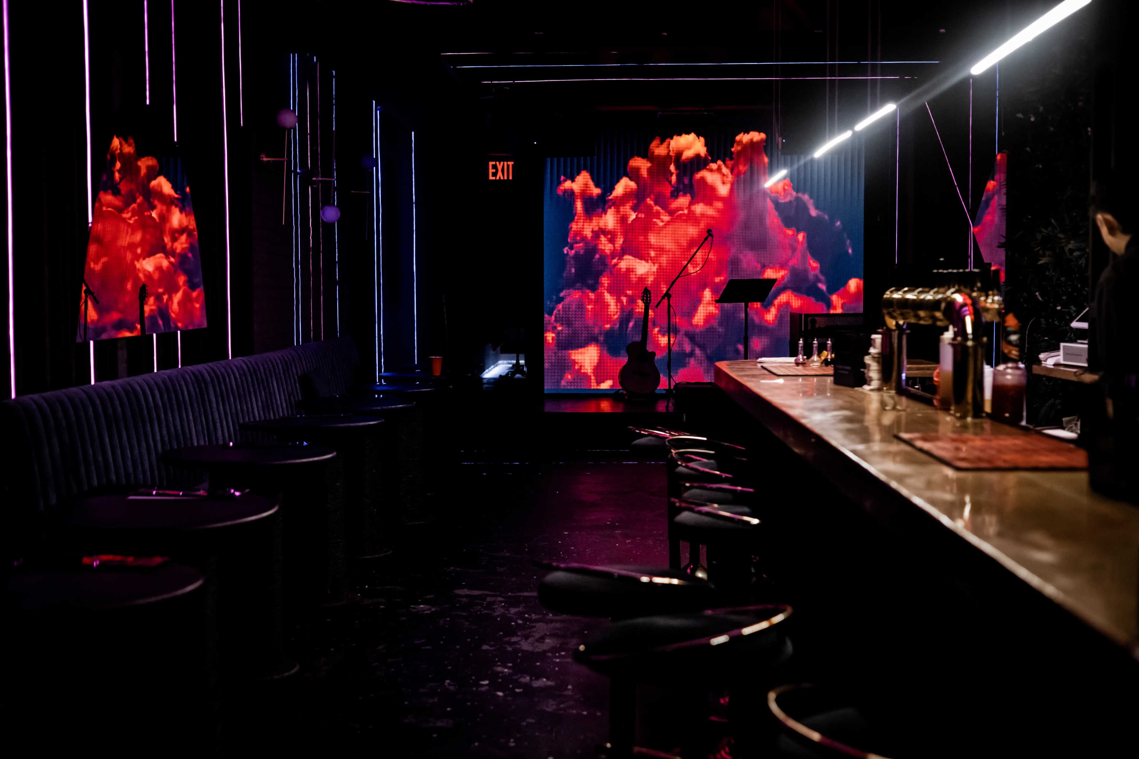 Vibrant Lounge with Stage and Exclusive Bar in Queens Image in Woodside, Queens County, New York