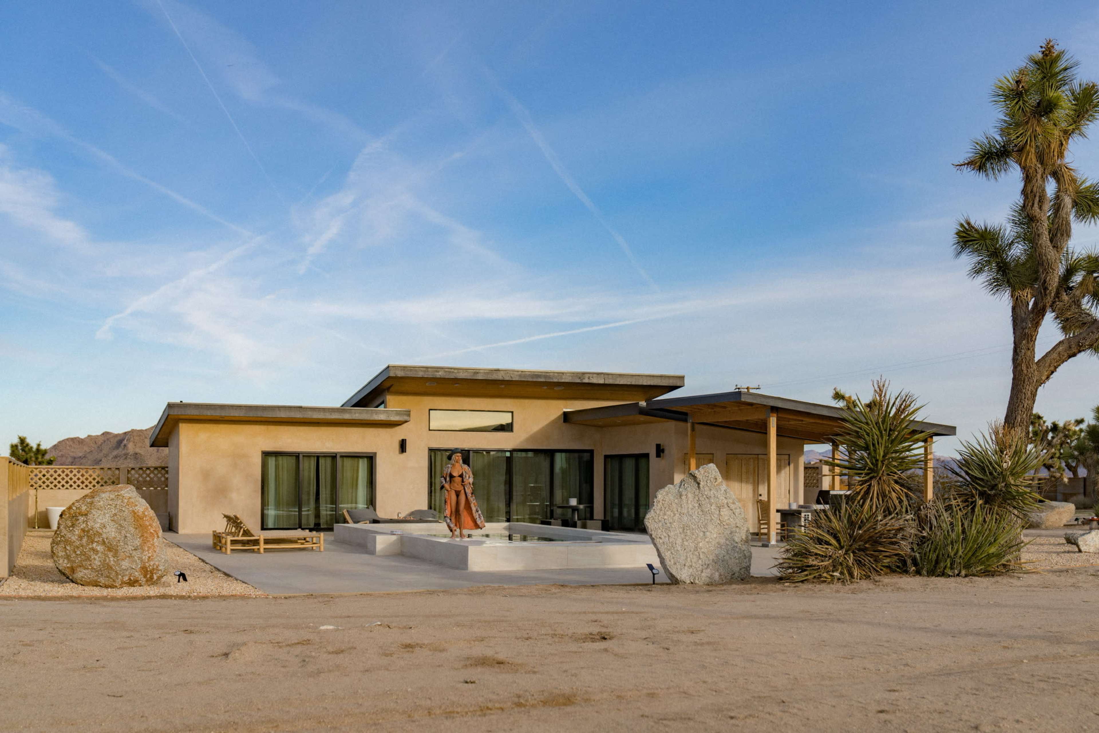 Sol e Cielo | Tulum Retreat w 2 Pools & Pickleball Image in , Yucca Valley, CA