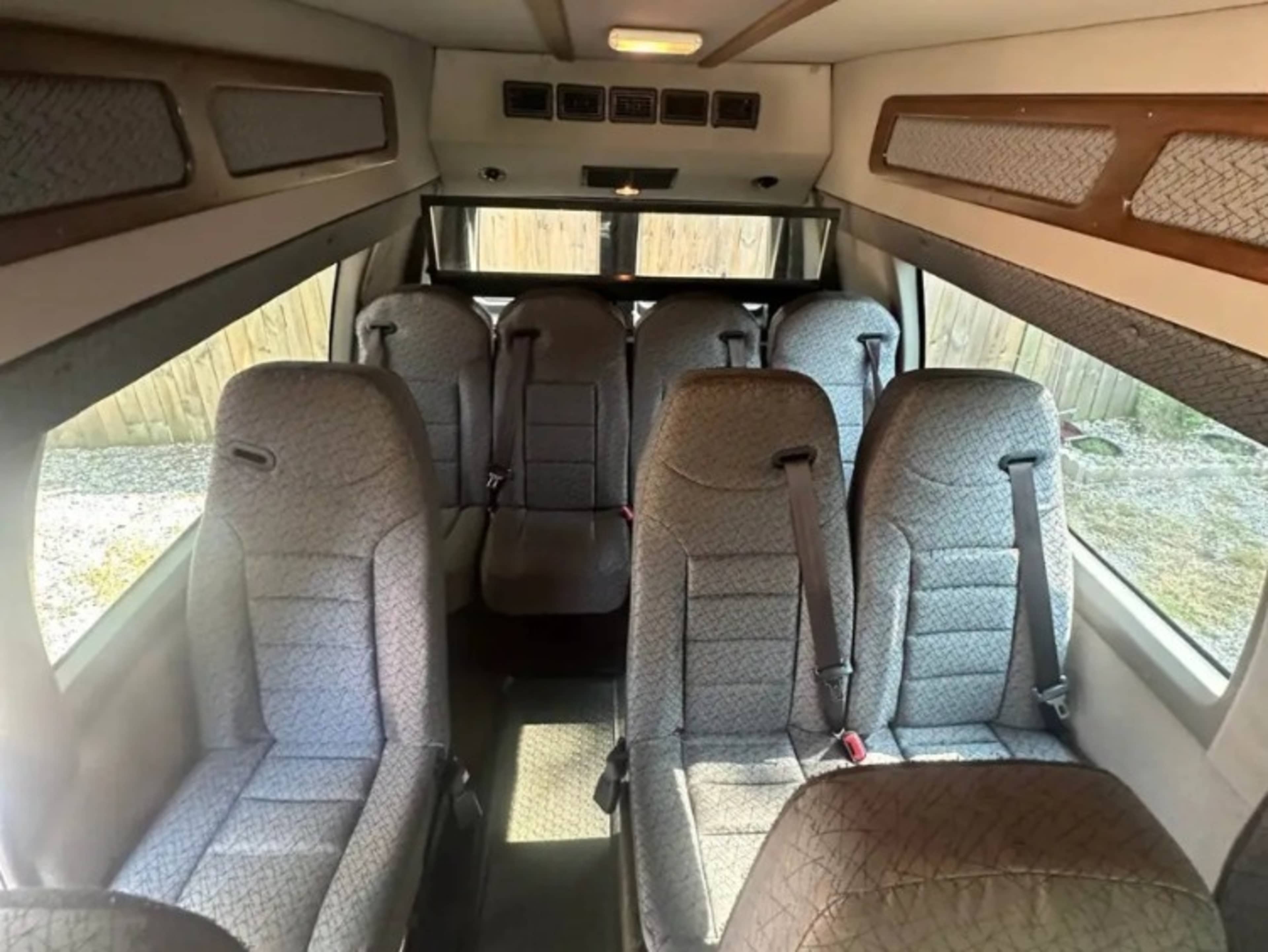 11-passenger shuttle bus ride to the studios