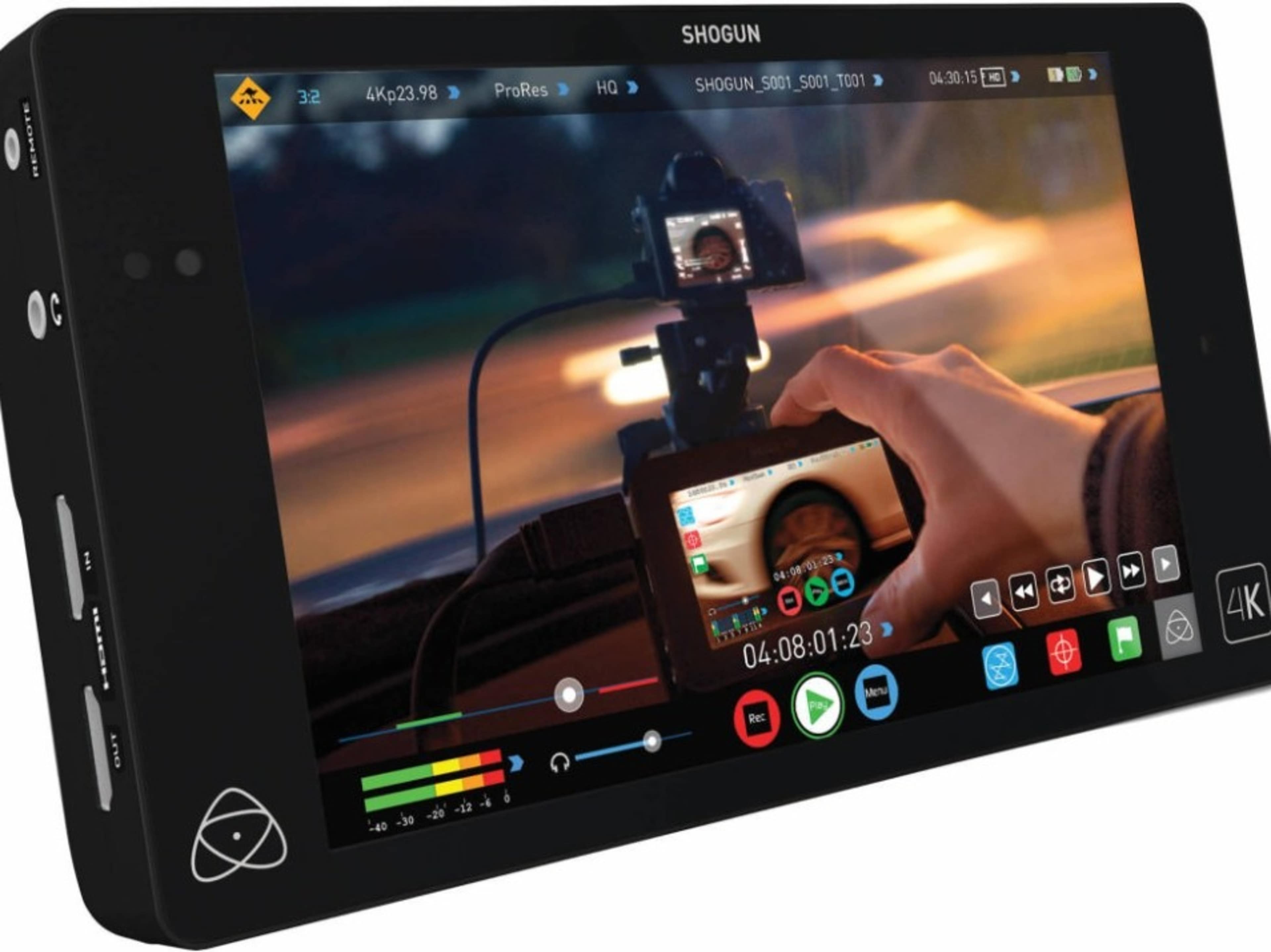 Atmos Shogun 4k Recorder with media