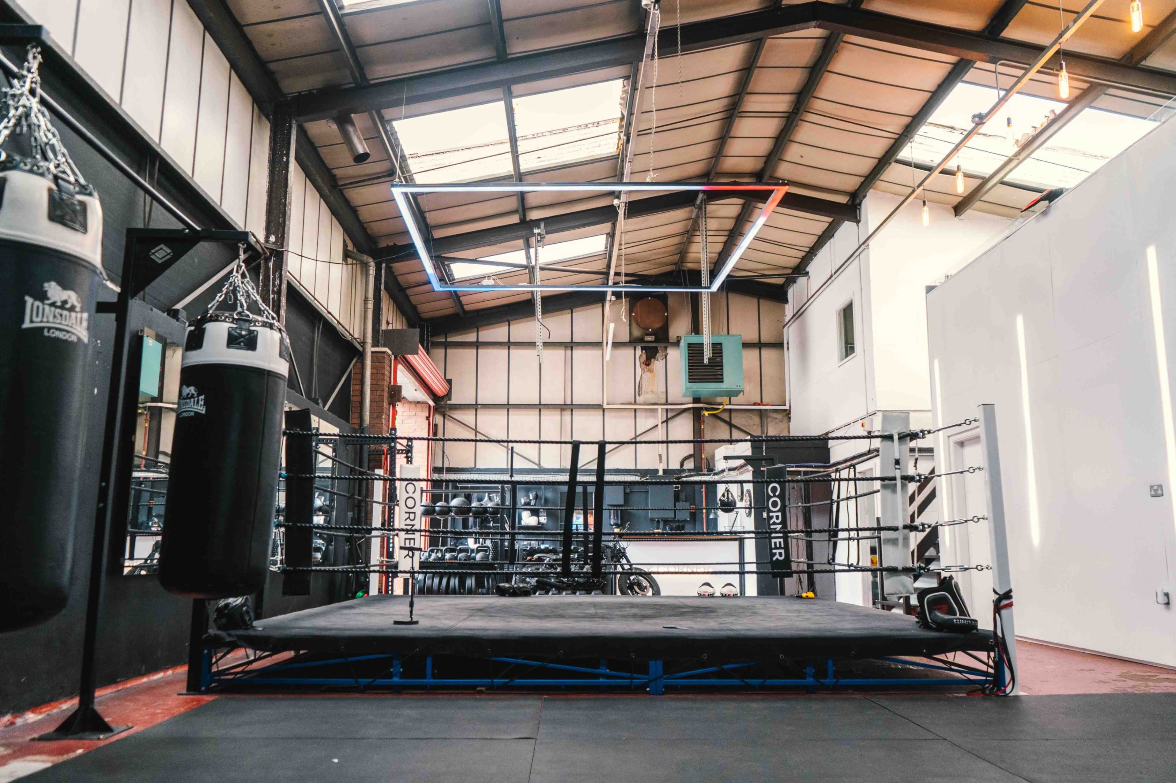 Modern warehouse boxing gym & Photography Studio with industrial surroundings, in the heart of Manchester. Image in Manchester, Manchester, ENG