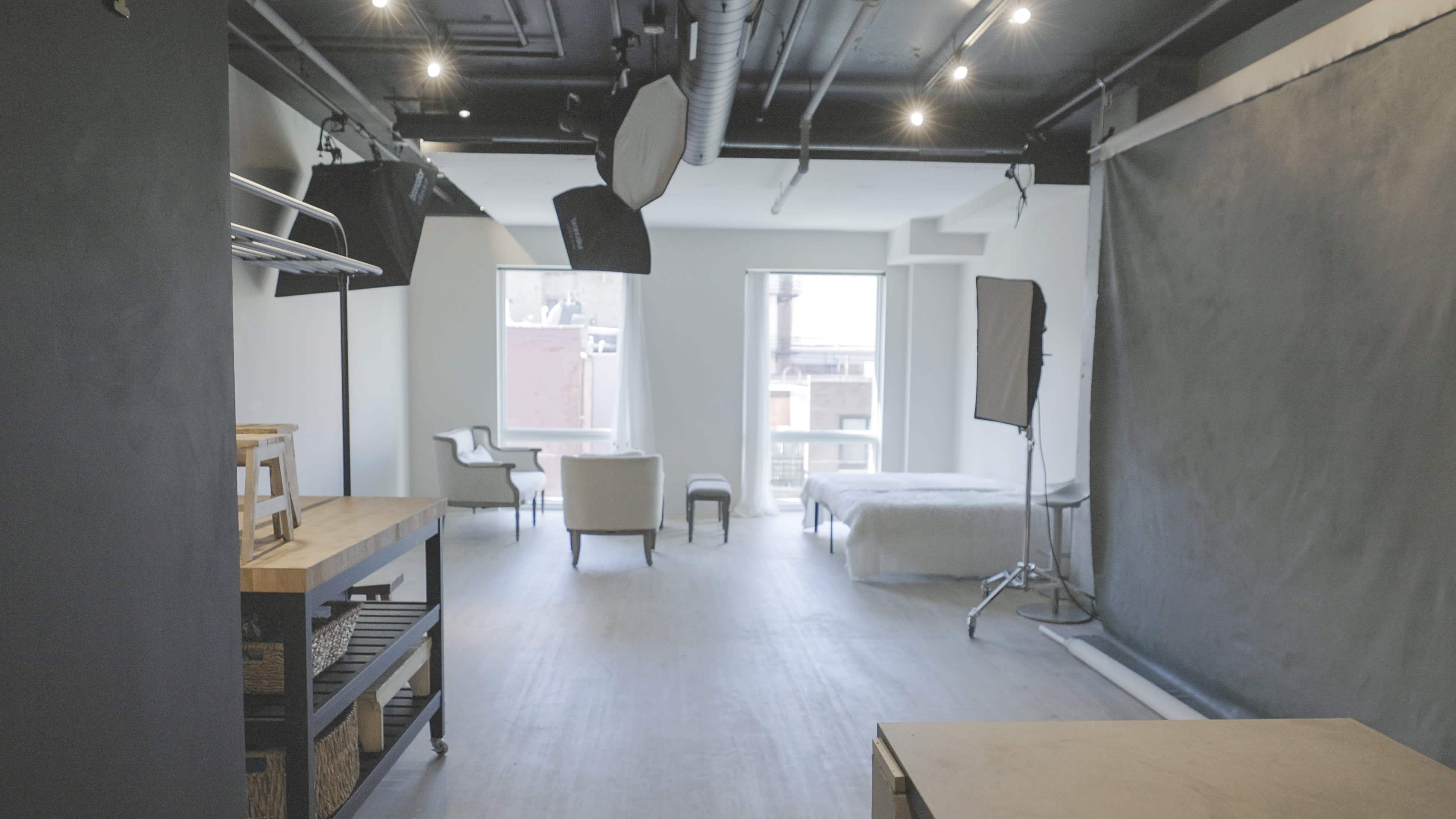 Newly Built Downtown Photo Studio with Floor to Ceiling Windows Image in Downtown Jersey City, Jersey City, NJ