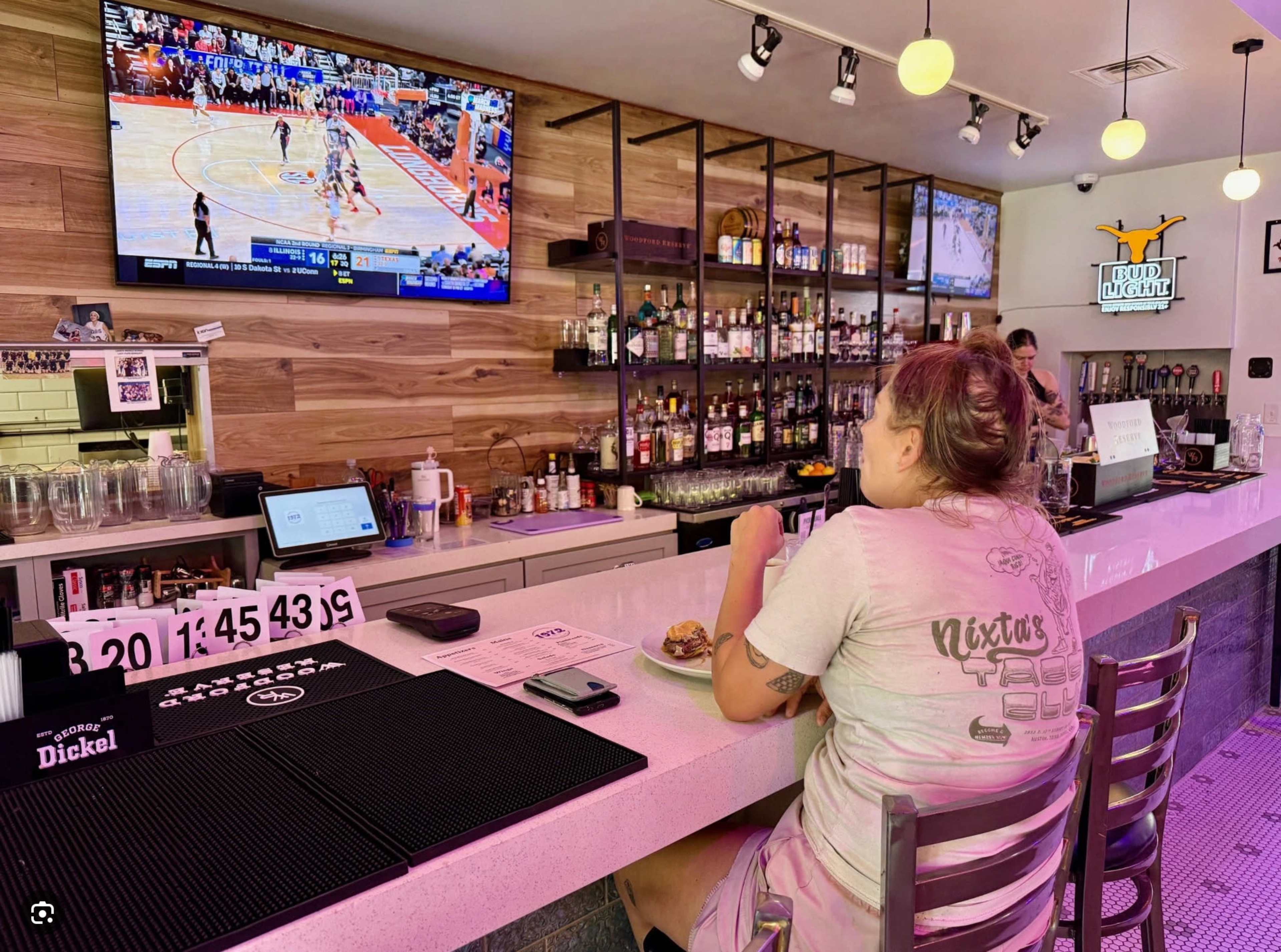 Large space with TVs, sound system, and a beautiful patio. Image in West University, Austin, TX