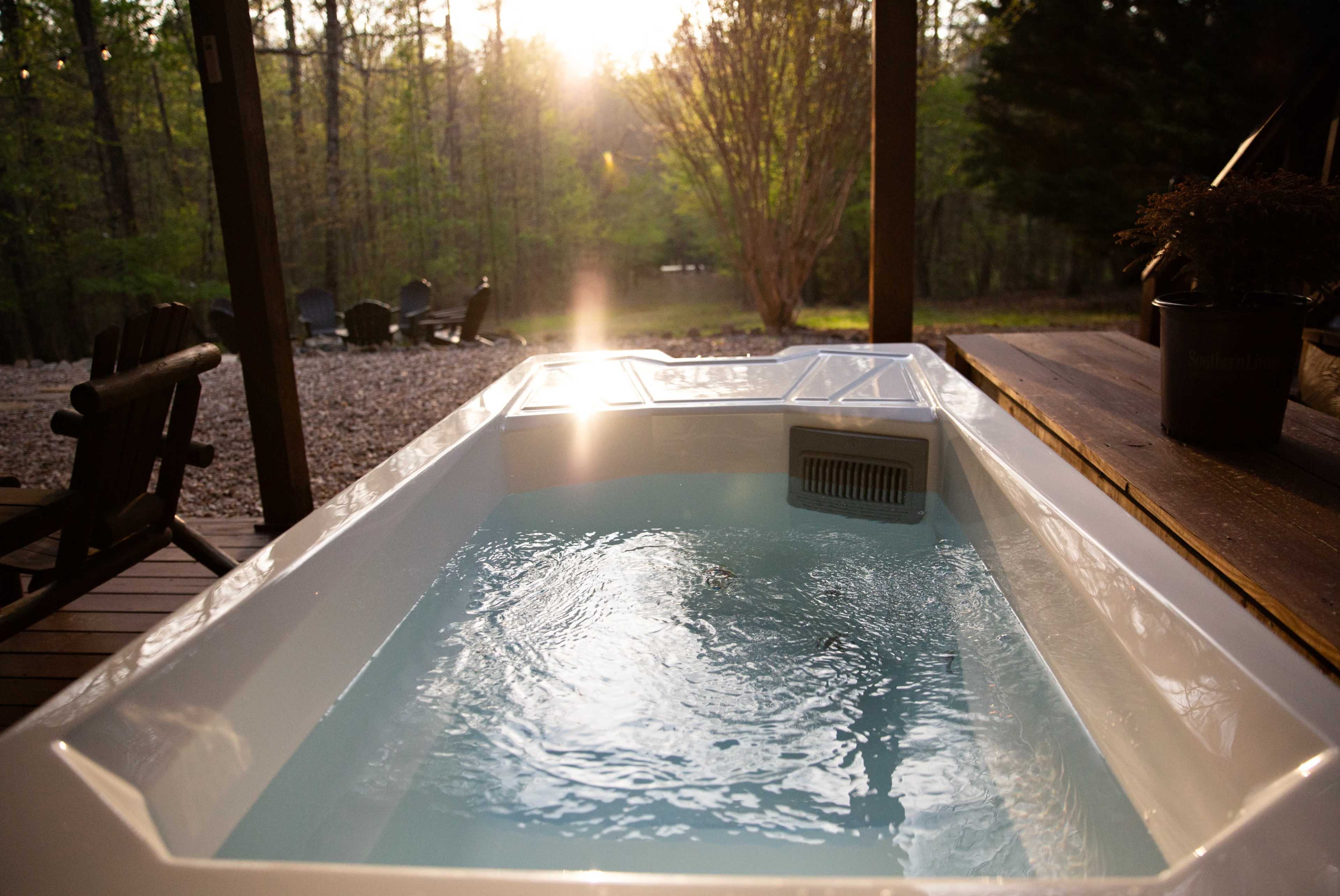 A Modern Wellness Cabin in Blue Ridge, GA, on Fightingtown Creek Image in , Epworth, GA