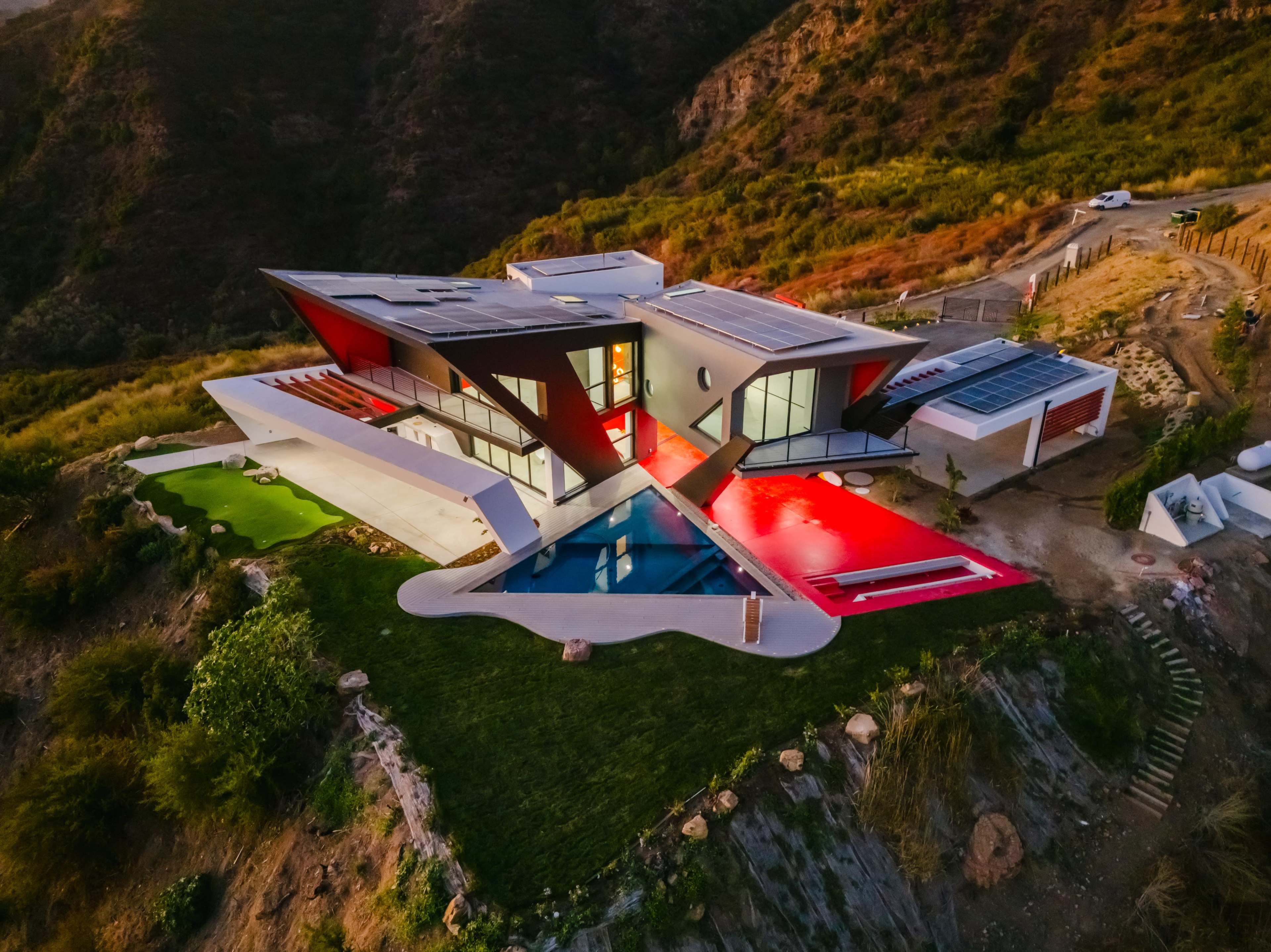 FUTURISTIC MALIBU CLIFFSIDE MASTERPIECE Image in , Malibu, CA