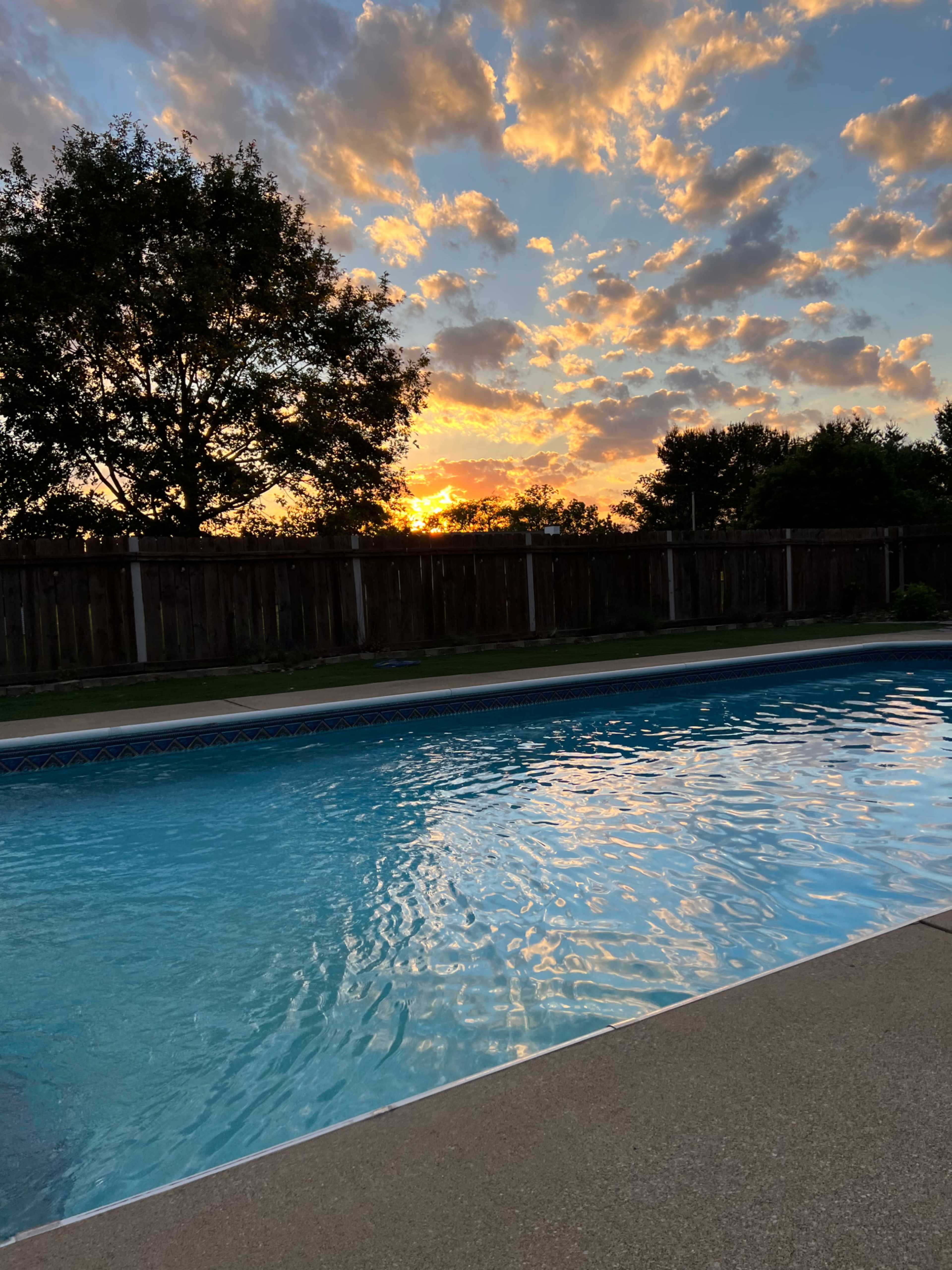 Sunset view backyard retreat Image in Wadsworth Township, Wadsworth, OH