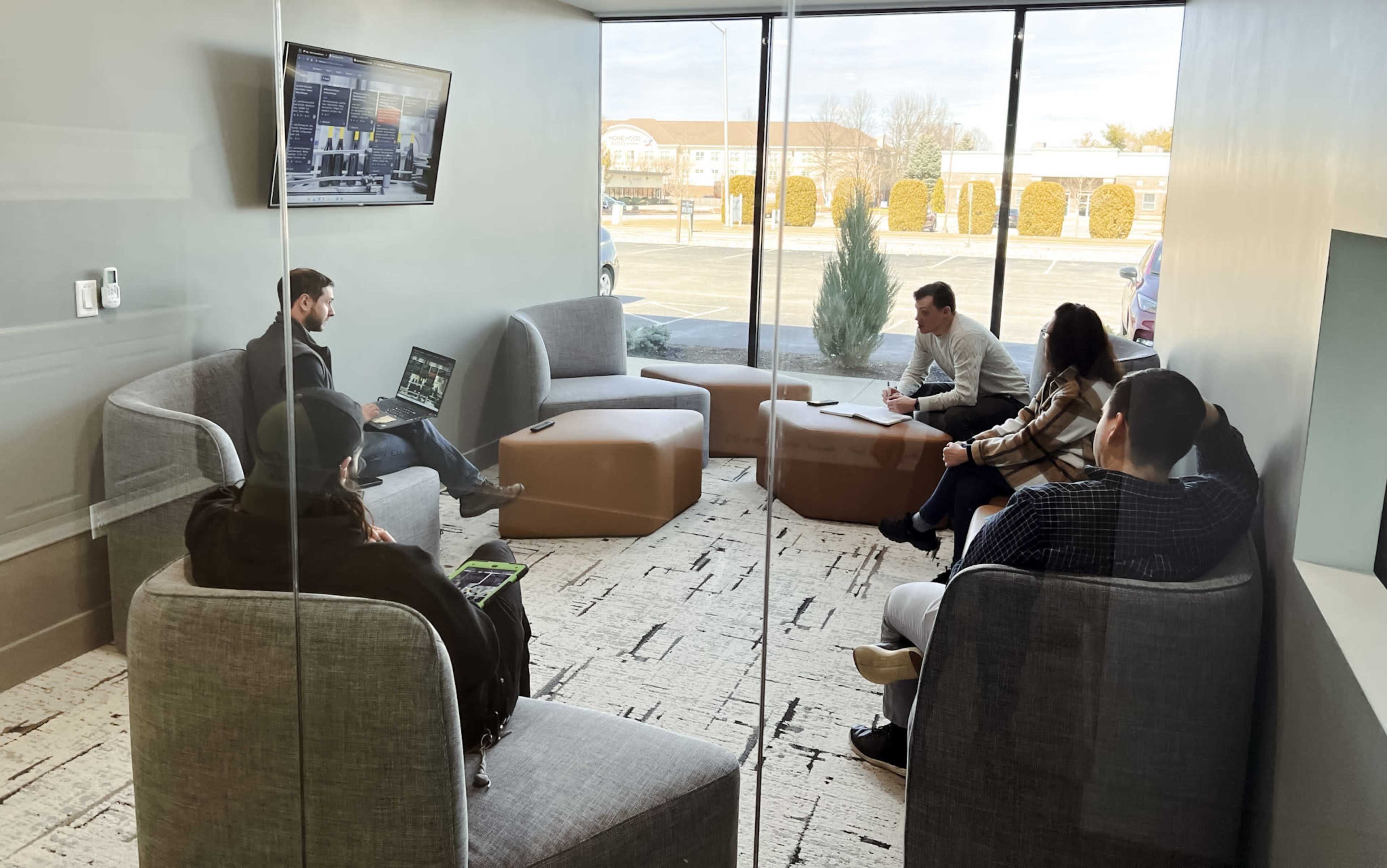 Intimate Creative Meeting Room with Aquarium Accent | Near PVD Airport Image in Warwick, Warwick, RI