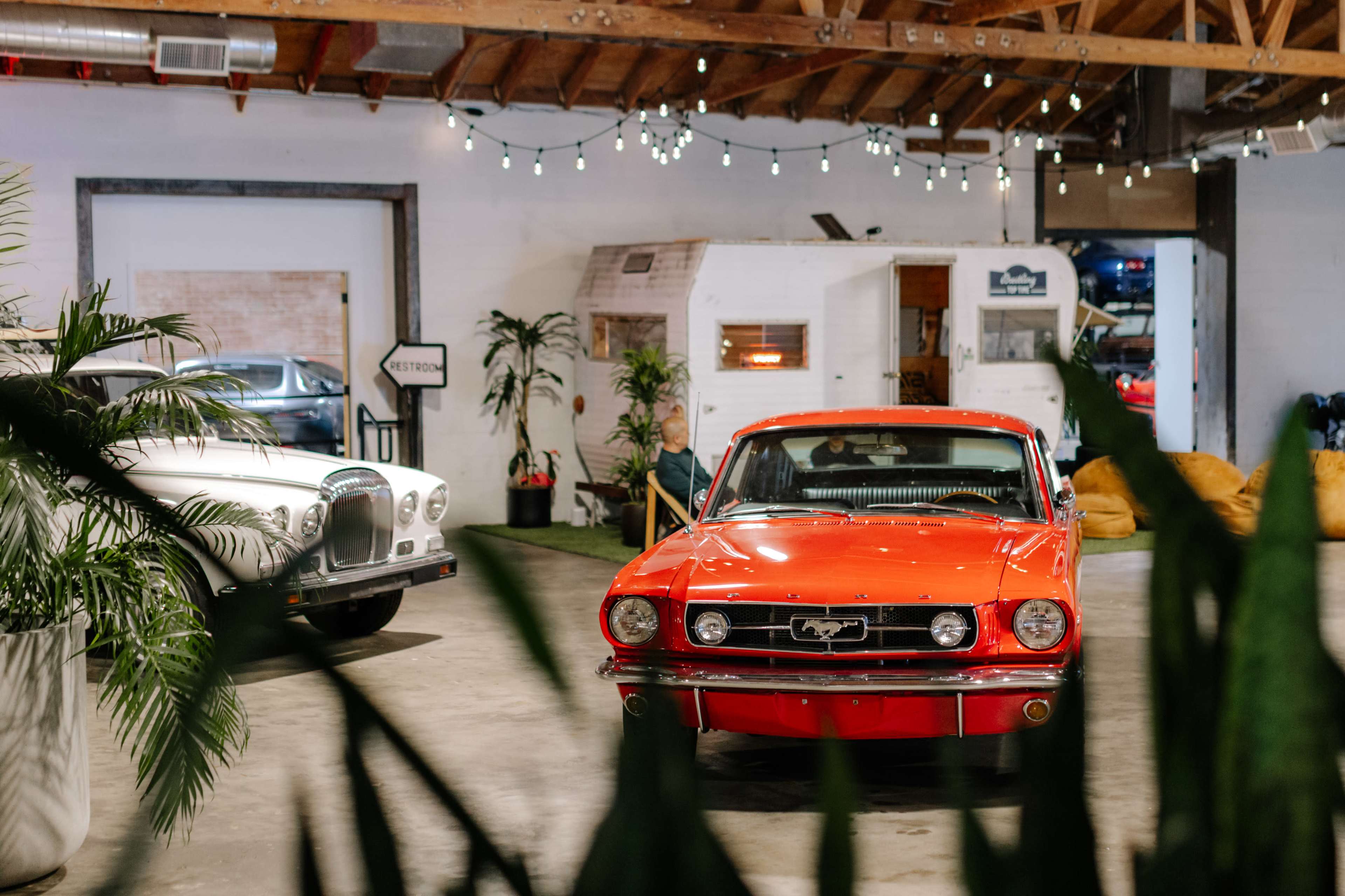 West Side LA Car Club Warehouse + Coffee Shop Image in Sawtelle, Los Angeles, CA