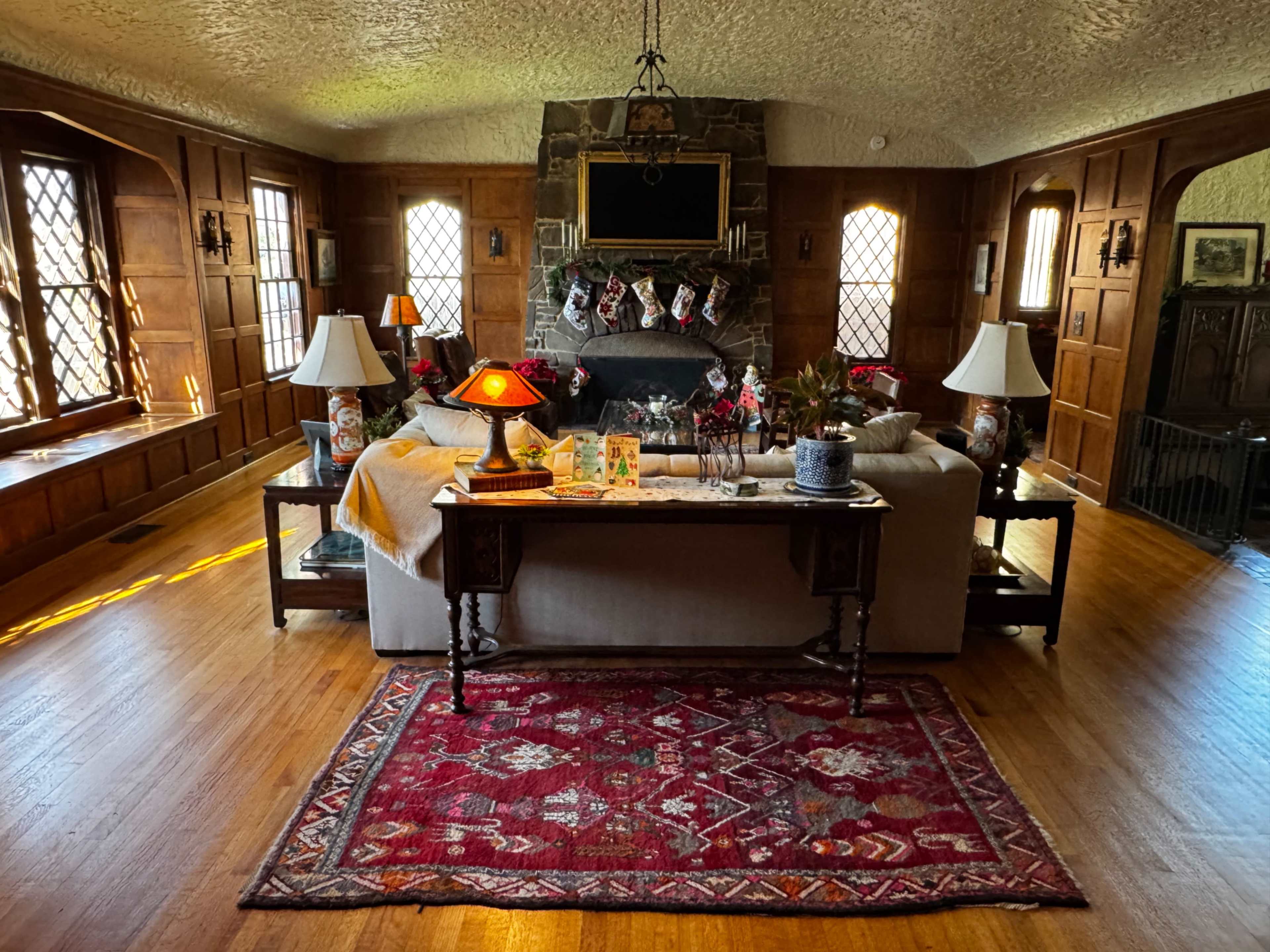 1920s Tudor home in historic Fort Worth neighborhood. Image in Berkeley Place, Fort Worth, TX