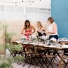 Outdoor bridal shower and lunch event