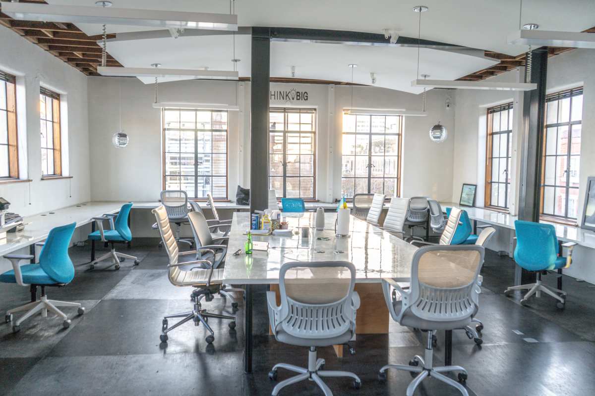 Bright office suite in downtown Santa Monica with 360-degree windows and city views